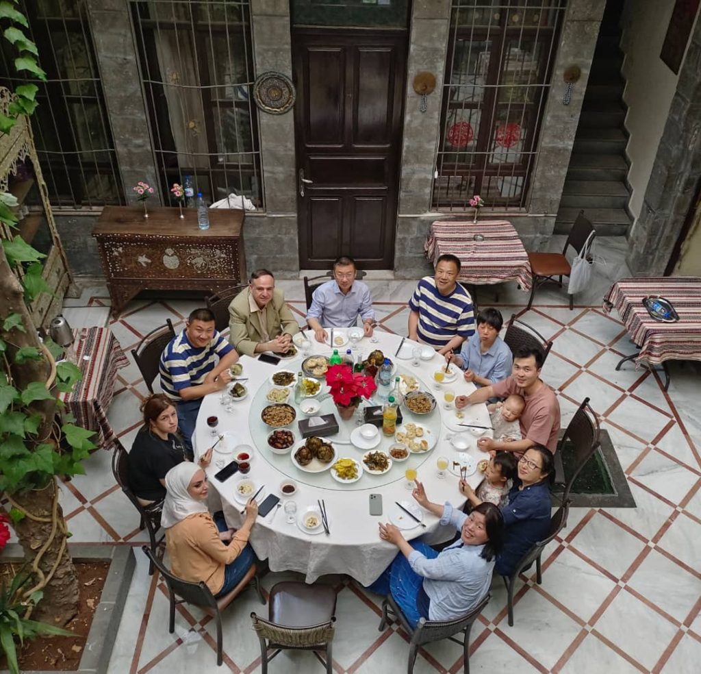 group from China in Syria