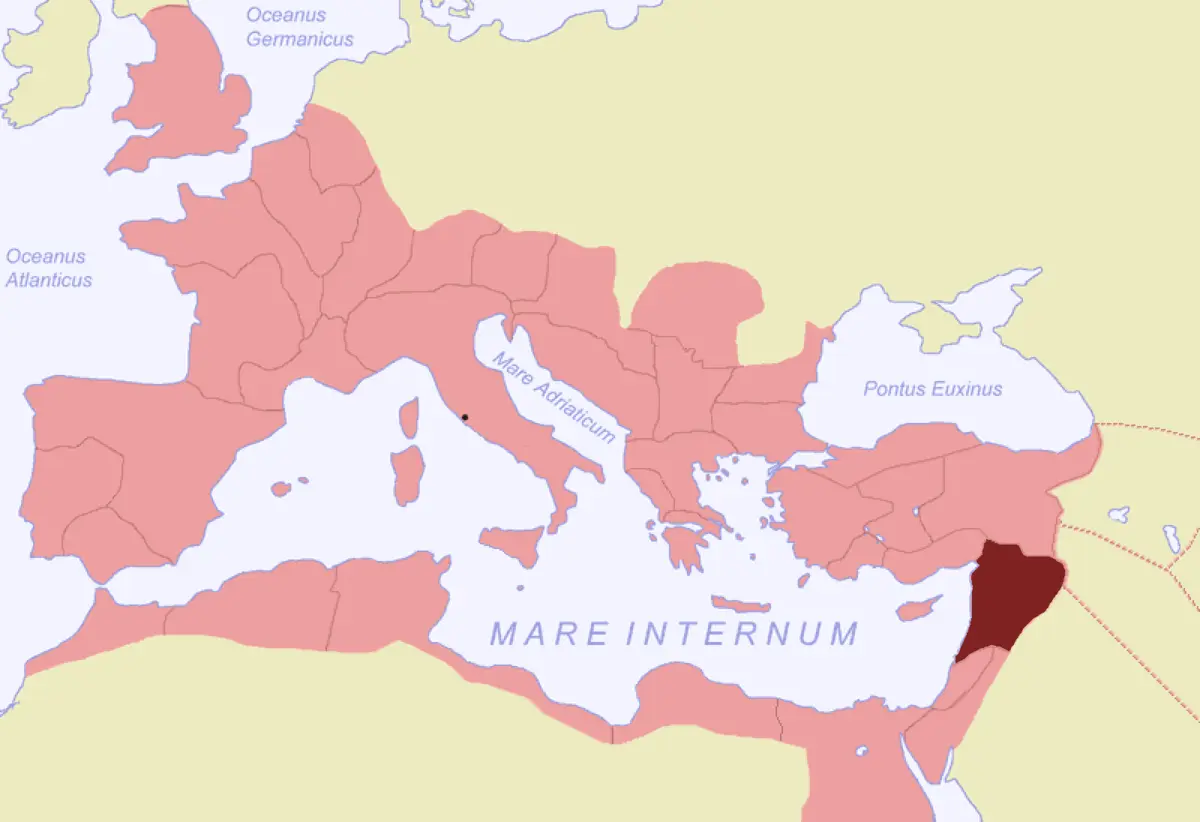 Syria&apos;s map in the Roman period