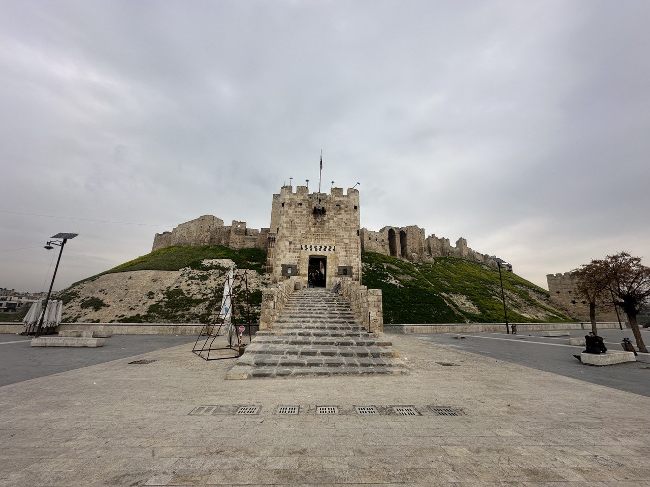 Aleppo Citadel is open again for tourists!