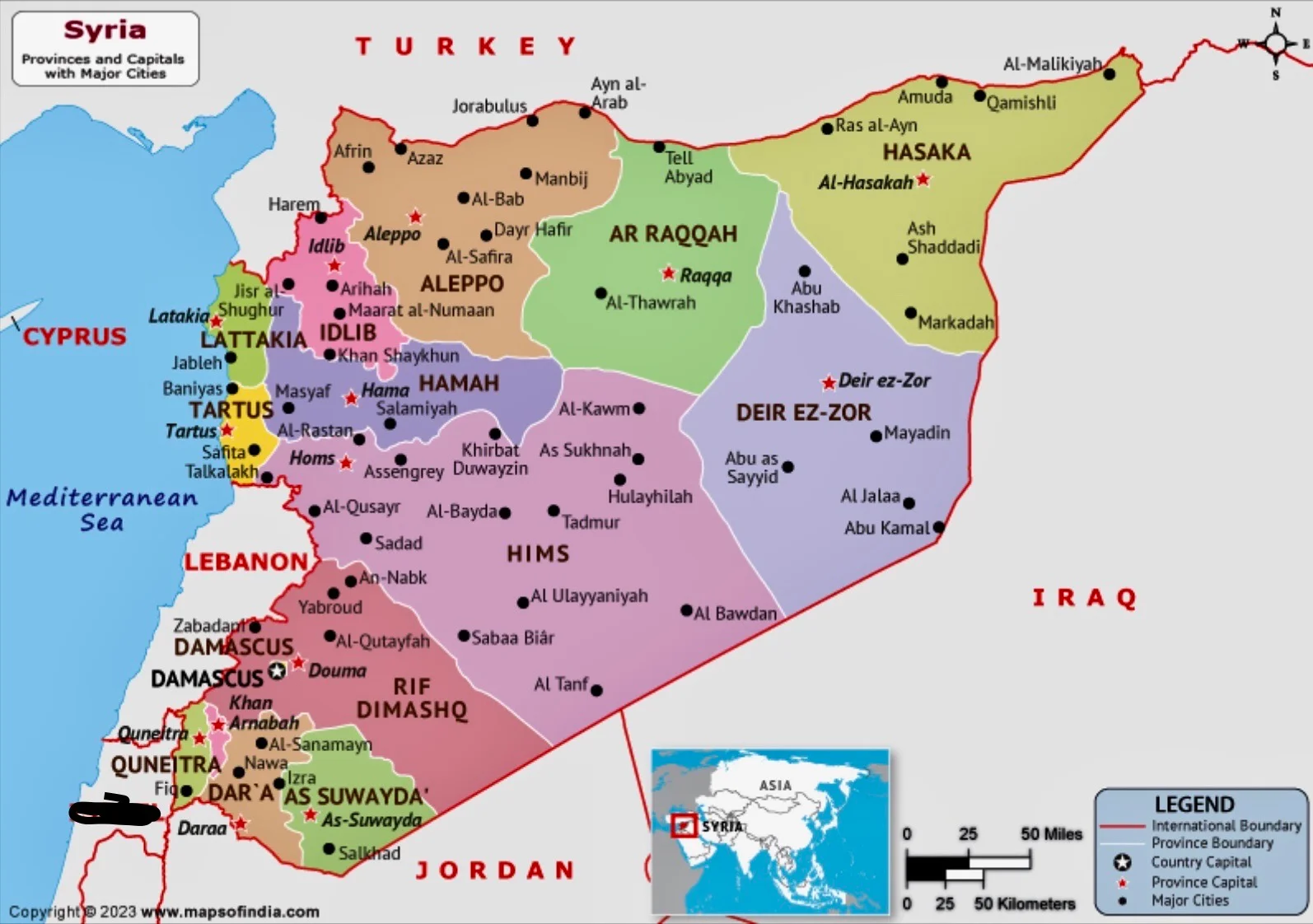 Syria Map
