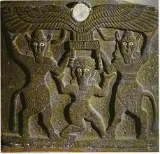 Sumerian monument from early bronze age