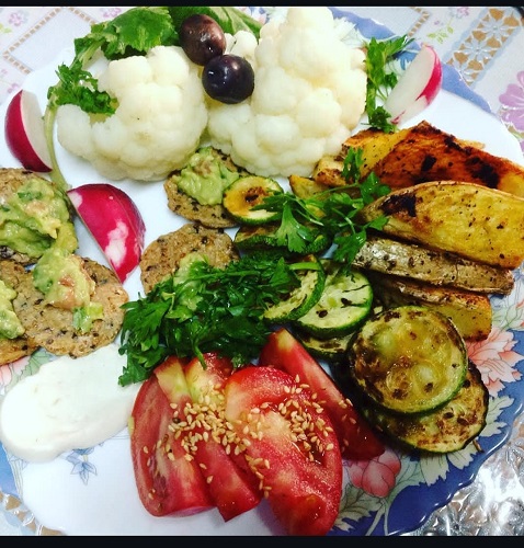 vegetarian dish in Syria