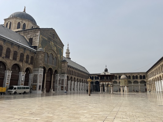 The Umayyad mosque in Damascus.