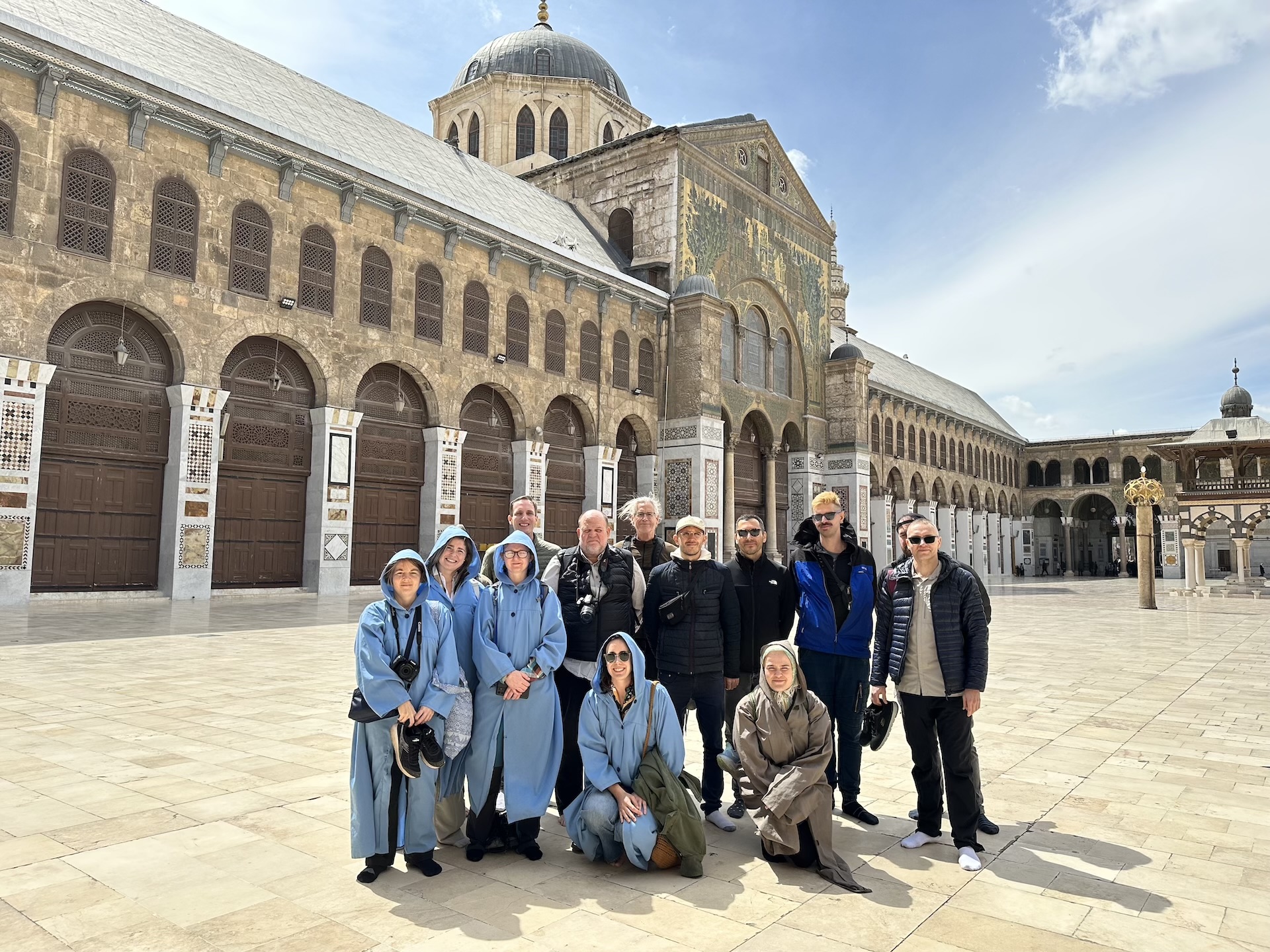 Travelers in Krak Des Chevaliers