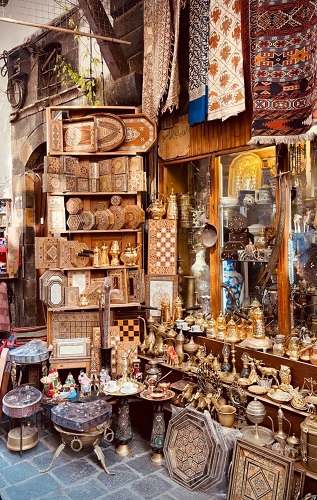 Shop in Souqs of Damascus