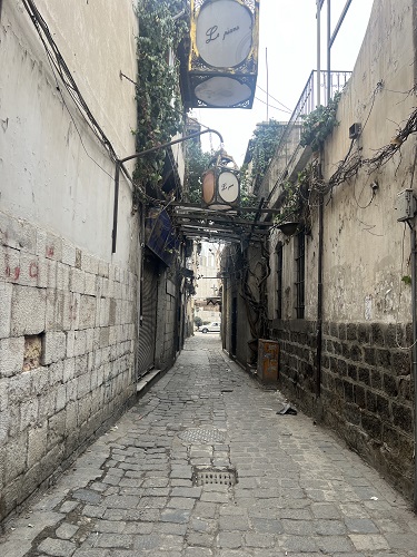 The external look of a typical Damascene house.