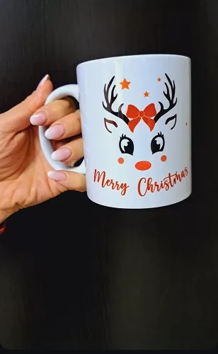 Merry Christmas mug in Syria