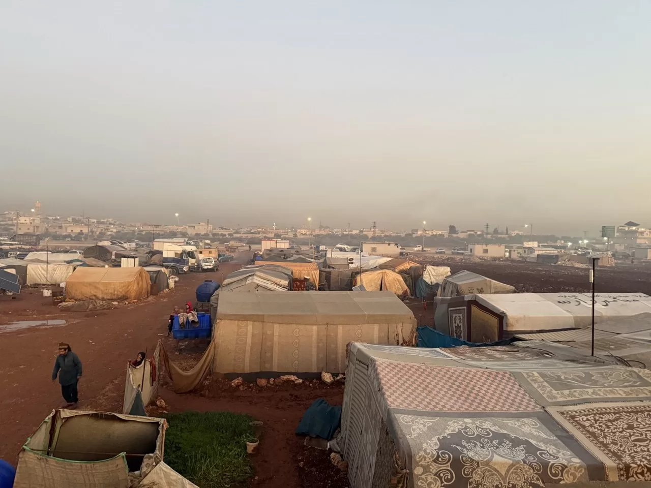 Refugee camps in Idlib