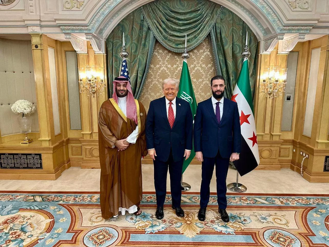 The meeting between Trump and the Syrian president