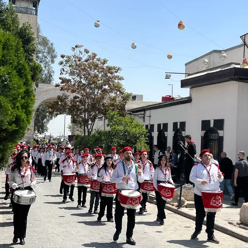 Easter festivities in Damascus, Syria