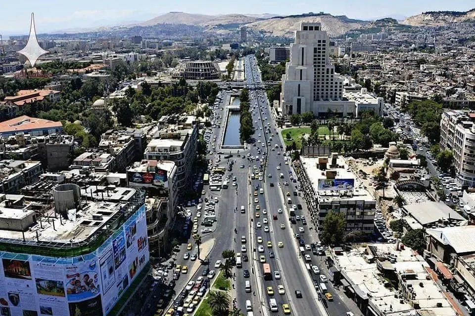 A general view of Syria, a country rich in history, culture, and traditional markets known as Syria souks.